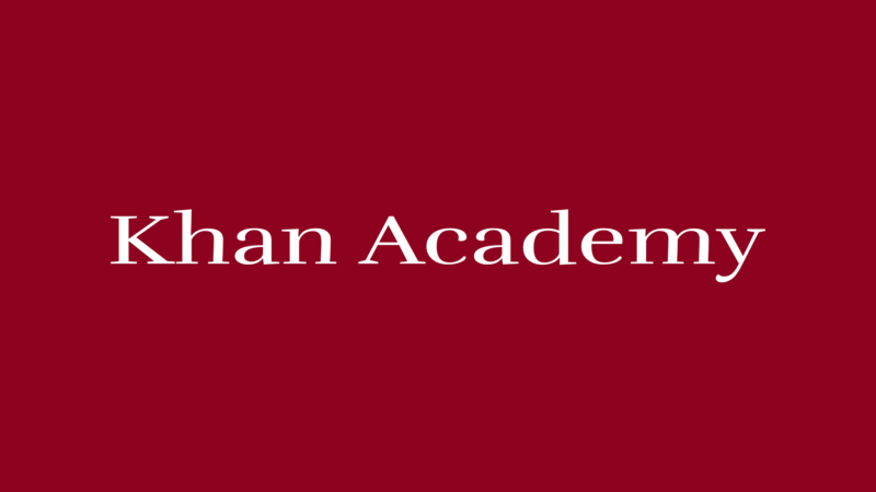 Khan                                                              Academy