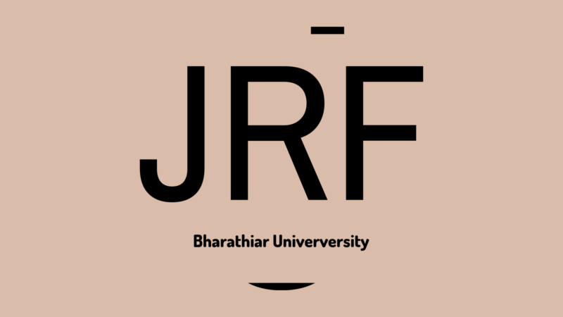 JRF position in Department of Mathematics, Bharathiar Univerversity, Coimbatore, Application deadline: May 14, 2023